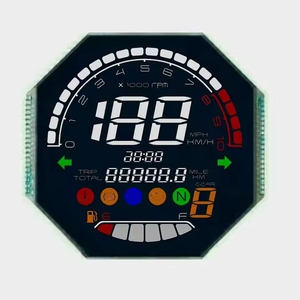 Kunden spezifisches LCD-Display 7-Segment-LCD-Display VA-Negativ modus Metallstift anschluss LCD-Panel - Product Image 3