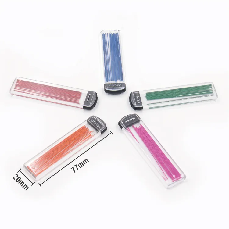 Color Lead Refill Colored Mechanical Pencils Lead  0.5mm 0.7mm 0.9mm HB