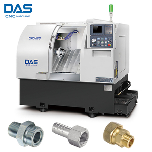 Torno de buen precio Vertical CNC C Axis Torno CNC Taiwán Máquina de torno CNC de cama inclinada con alimentador de barra - Product Image 1