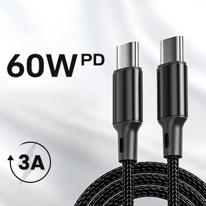 OEM 60W 3A Fastสายชาร์จประเภทCใหม่USB Cไนลอนโทรศัพท์มือถือสายไฟสําหรับApple iPhone 15 Pro Max Plus - Product Image 2