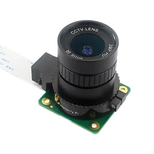 Modulo fotocamera Raspberry Pi HQ 12.3 Megapixel Sony IMX477 sensore con messa a fuoco posteriore regolabile 6mm CS / 16mm C-mount per 4B/3B + - Product Image 4