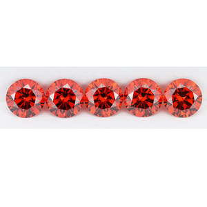 Fabrika fiyat sentetik Gem kan yakut parlak kesim kırmızı yüksek kalite sentetik yakut gevşek taş - Product Image 4