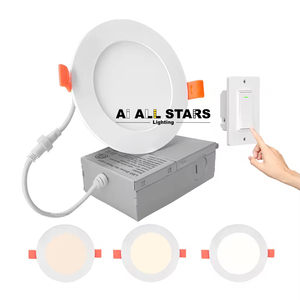 Akıllı ince gömme poalexa ışıklı saksı Alexa 6IN RGBCW tarafından WIFI APP ses kontrolü LED Panel AYDINLATMA Alexa Google ev ile uyumlu - Product Image 3