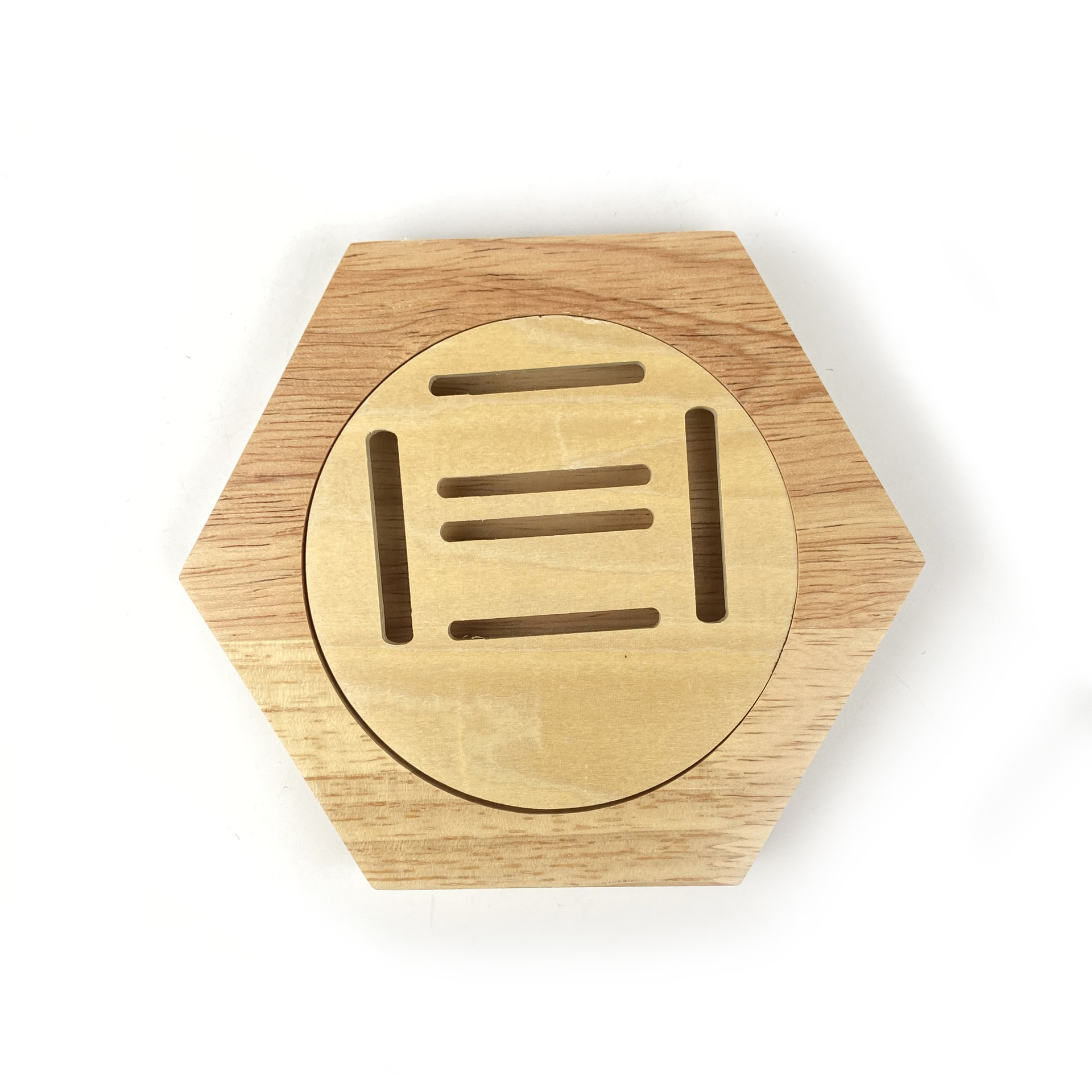 Hexagonal medal stand