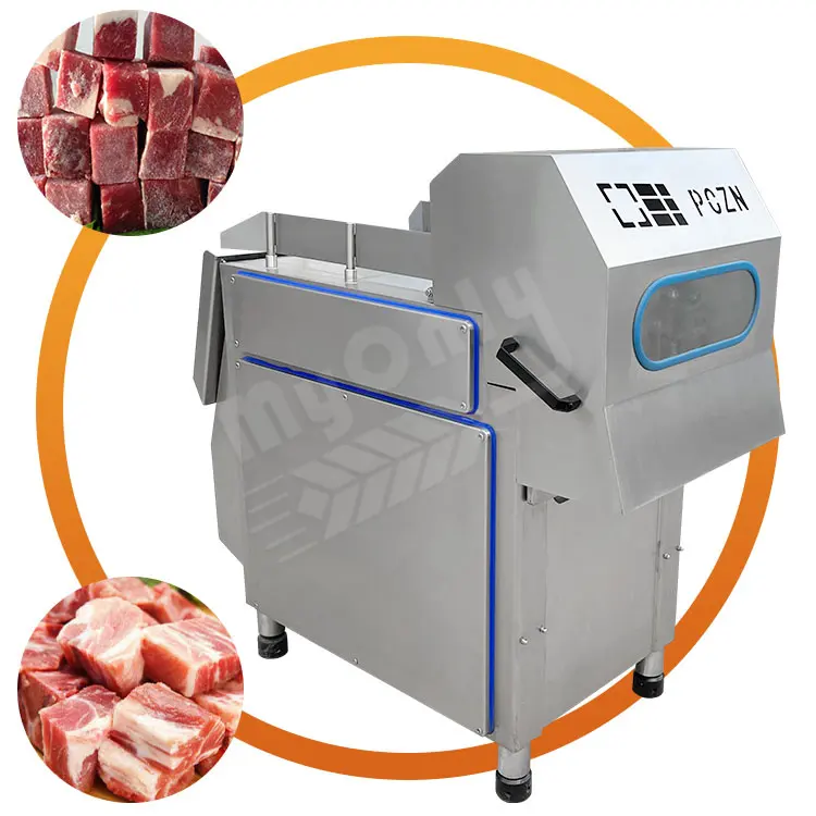 MY Máquina de corte de bloque de carne congelada Máquina automática de cubrecer de carne de muslo de pollo pequeño