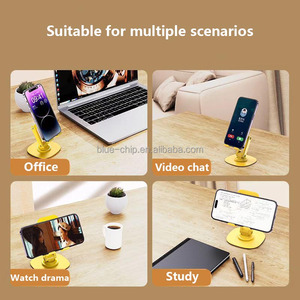 Alloy 360 <strong>Auto</strong> Rotate Adjustable Metal Desktop Desk Waterproof Foldable <strong>Cradle</strong> Desk Stand Cell Mobile Phone Holders for Phone - Product Image 6