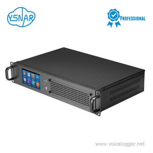32CH Standalone Network 2U Rack Voice Logger With SDK/API, 32-Line PSTN Landline Telephone Call Voice Recorder With HDD &amp; 5&quot; LCD - Product Image 2