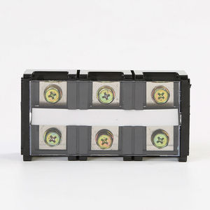 TC-1003 de placa de cableado, Terminal fijo de doble fila, bloque de terminales de tornillo de alta corriente, cobre/hierro - Product Image 5