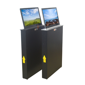 17.3&quot; Hidden Desk Retractable Motorized Pop up <strong>Computer</strong> Mechanism LCD Monitor Lift for Paperless Conference <strong>System</strong> - Product Image 6