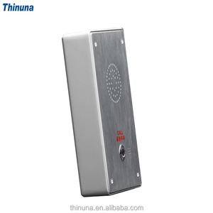 Thinuna IP-9636TB III IP-сеть PA система 2x15 Вт аудиотерминал с одной кнопкой сигнала тревоги домофон терминал с усилителем RJ45 - Product Image 1