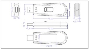 13.56 MHz RFID okuyucu ACR122T USB akıllı kart jetonu NFC okuyucu CCID ISO 14443 tip A ve B okuyucu yazar e-bankacılık, e-ödeme, - Product Image 6
