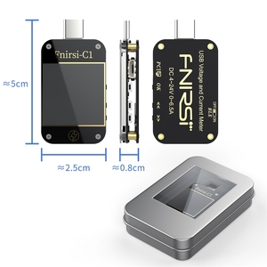 FNIRSI-C1 <strong>Type</strong>-C PD Trigger USB-C Voltmeter Ammeter Fast Charging Protocol <strong>Test</strong> <strong>Type</strong>-C Meter Power Bank Tester With PC <strong>Software</strong> - Product Image 1