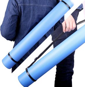 TRANSON Poster belgeleri depolama tüpü 24 "-40" posterler, Blueprints, harita ve Scrolls renk mavi için uzatılabilir - Product Image 1