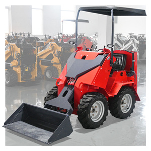 Ücretsiz kargo CE/EPA/Euro5 ev çiftlik bahçe Mini Skid nokta dönüşlü yükleyici üzerinde sürme - Product Image 1