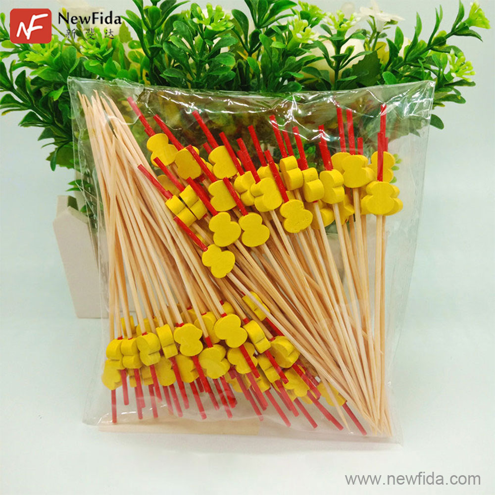 Calabaza Amarilla con Mango Rojo 12cm 100 unidades/Bolsa