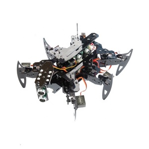 Eğitim robotu Hexapod biyonik örümcek ileri ve geri sol ve sağ izleme engellerden kaçınma ikincil programlama