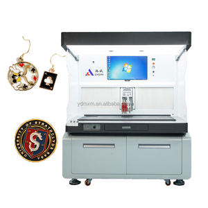 English <strong>Programming</strong> Easy to Operate Automatic Accurate Positioning <strong>Visual</strong> Painting Machine Double Station Spray Gluing Machine - Product Image 3