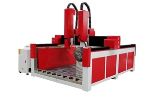 Dupla cabeça alta constante mármore pedra escultura <span class=keywords><strong>cnc</strong></span> <span class=keywords><strong>router</strong></span> <span class=keywords><strong>atc</strong></span> máquina 1325 com 4x8 ft tamanho de trabalho feito em Jinan China