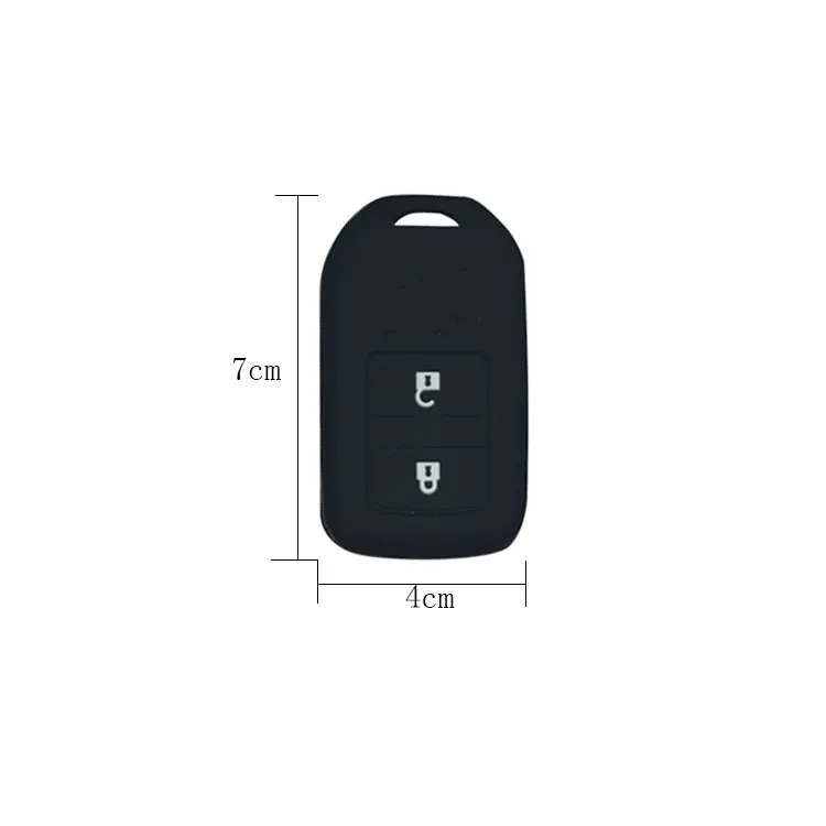 Vendita calda protezione chiave auto 3 pulsante auto custodia a distanza in silicone Flip Key per Fiat Toyota