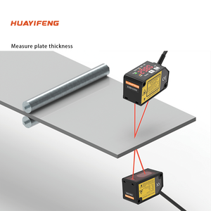 Huayifeng Micro Sensor de Desplazamiento láser NPN PNP salidas con voltaje analógico y salidas de corriente