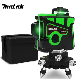 工場用グリーンレーザーレベル2ライン1ポイント360ロータリーレーザーラインLS055リチウムイオン電池クロスラインレベルミニレベル - Product Image 2