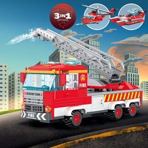 Cogo sáng tạo có thể thay đổi lửa xây dựng khối đồ chơi giác ngộ lắp ráp xây dựng gạch đồ chơi - Product Image 6