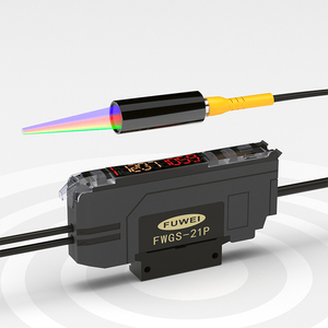Sensor de color digital FUWEI, distancia de detección de 5-50mm, detección de código de color, sensores ópticos de desviación inteligente - Product Image 1