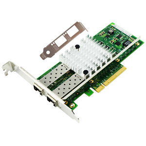 X520-DA2 E10G42BTDA 10ギガバイト/秒Dual Port Fiber PCIe 2.0 × 8 Ethernet Server Network Card Intel 82599ES Controller - Product Image 1