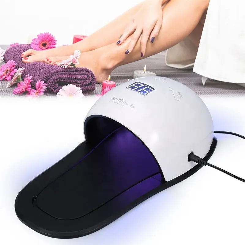 Hot Selling 48W Uv Pé Nail Lamp Lampara LED Nail Dryer Polonês Fast Dry Beauty Salon Uso Doméstico Uv Lâmpada Para Pé Nail Manicure