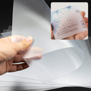 プラスチックPVCカード作成用のリジッドマット印刷可能クリアPVCシート