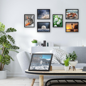 <strong>8</strong>.5x11 Plastic Picture <strong>Frame</strong> 6x8 with Mat or <strong>8</strong>.5x11 Without Mat Minimalist Style Photo <strong>Frame</strong> for Wall Mounting Display - Product Image 6
