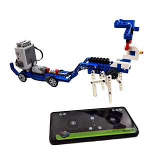 9686 RC APP <strong>Program</strong> Motor Wheel Christmas Sleigh Car Building Blocks Compatible Legoeds Wedo STEM Education Robotics Bricks Toys - Product Image 5