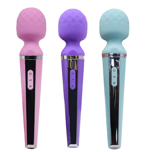 Đầy Màu sắc USB có thể sạc lại mạnh mẽ Microphone <span class=keywords><strong>AV</strong></span> Wand Massager cơ thể nữ massage Silicone Vibrator không thấm nước đồ chơi tình dục cho phụ nữ - Product Image 1