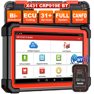 Brand New <strong>LAUNCH</strong> CRP919e BT Car Diagnostic Scanner Tool OBD2 <strong>Code</strong> <strong>Reader</strong> with 5V Power English Interface 1-Year Warranty - Product Image 1