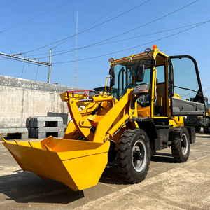 Spedizione gratuita! Mini usato laoders 800kg 1 ton loader con motore kubata top loader macchine movimento terra per la vendita