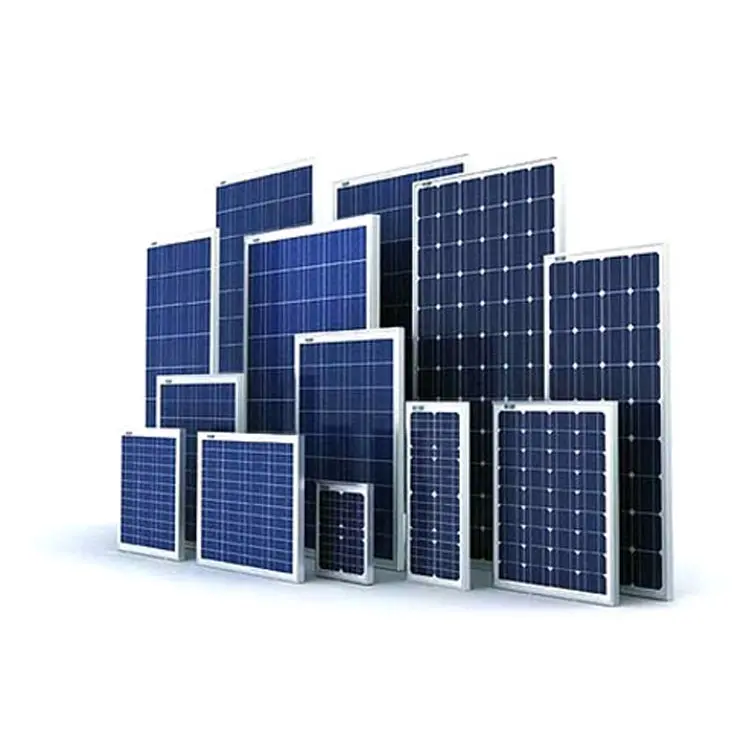 Panel surya kecil 12v 10 W hingga 400W, modul PV 100W 200W portabel 24v efisiensi tinggi untuk ponsel rumah dan luar ruangan