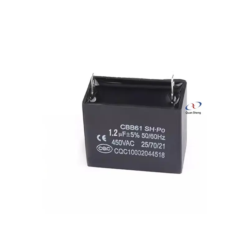 Condensador de ventilador de aire acondicionado CBB61 1,2 UF 450V 5% condensador de arranque CBB61