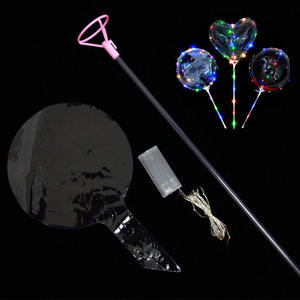 Fabrika toptan 20 inç temizle kabarcık şeffaf led balon bobo balonlar noel cadılar bayramı partisi için led ışıkları ile - Product Image 5