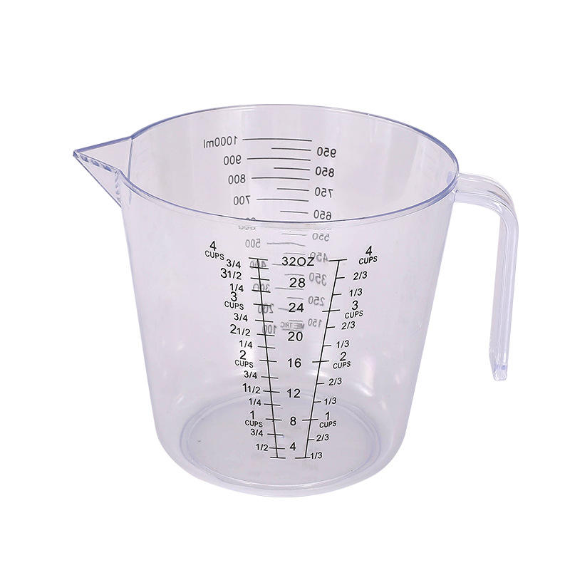 Tasse à mesurer transparente de 1000 ml