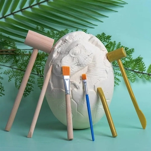 Çocuklar kök doğal bilim keşif kazısı öğrenme oynarken arkeolojik kazmak oyuncak dinozor yumurtası kazma kiti oyuncak seti - Product Image 3