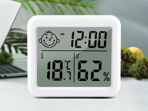 CX-0813 New 8mm Thin <strong>Thermometer</strong> Large Screen Display Temperature and Humidity Meter <strong>Memory</strong> <strong>Function</strong> - Product Image 5