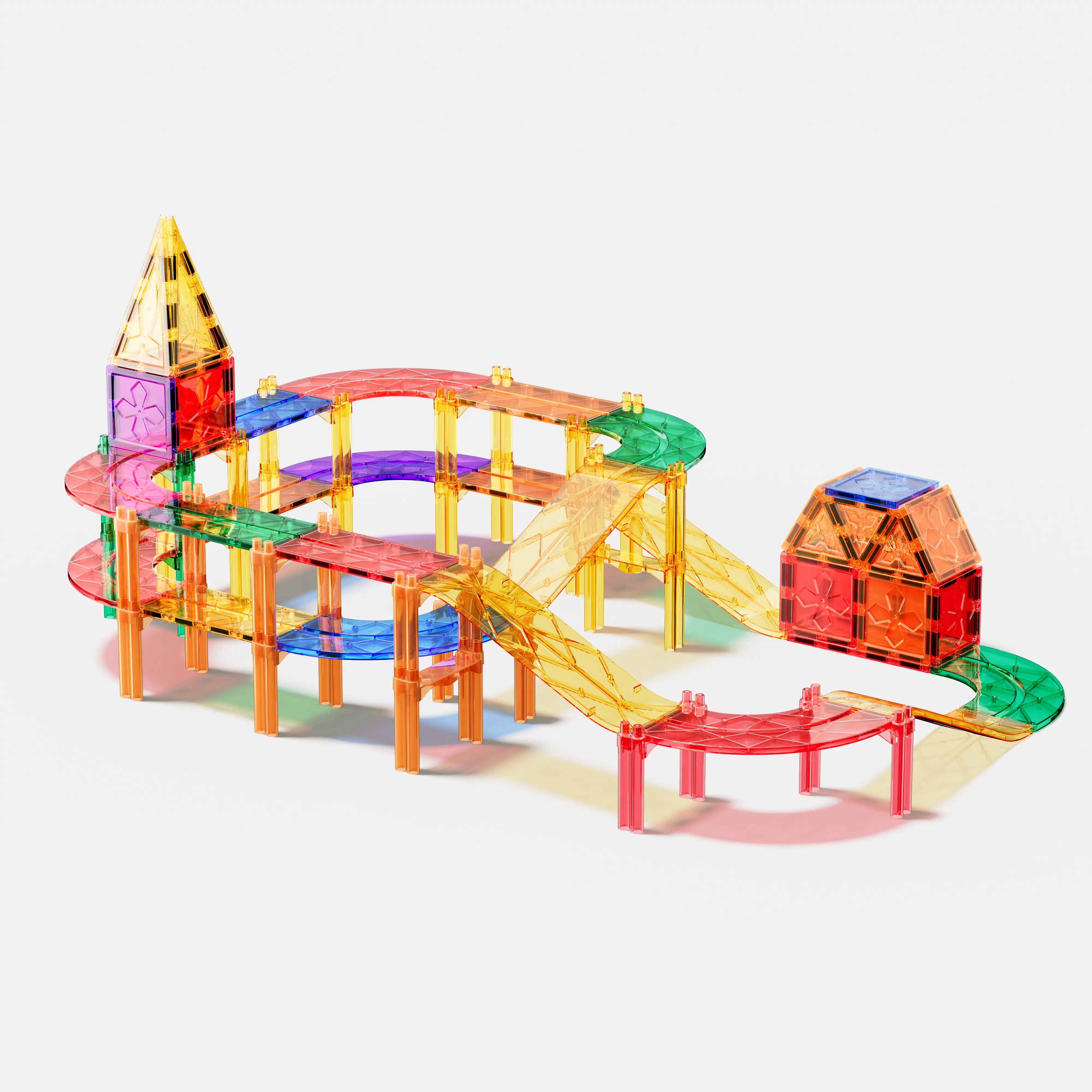 classic magnetic building blocks creative construction toy safe ABS plastic building blocks toys