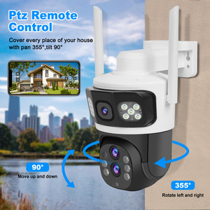 6MP Outdoor Network <strong>Camera</strong> 4G Wifi Solar Powered V380 Surveillance CCTV 4G SIM CARD Solar <strong>10</strong> <strong>X</strong> Digital Zoom Security Monitoring - Product Image 3