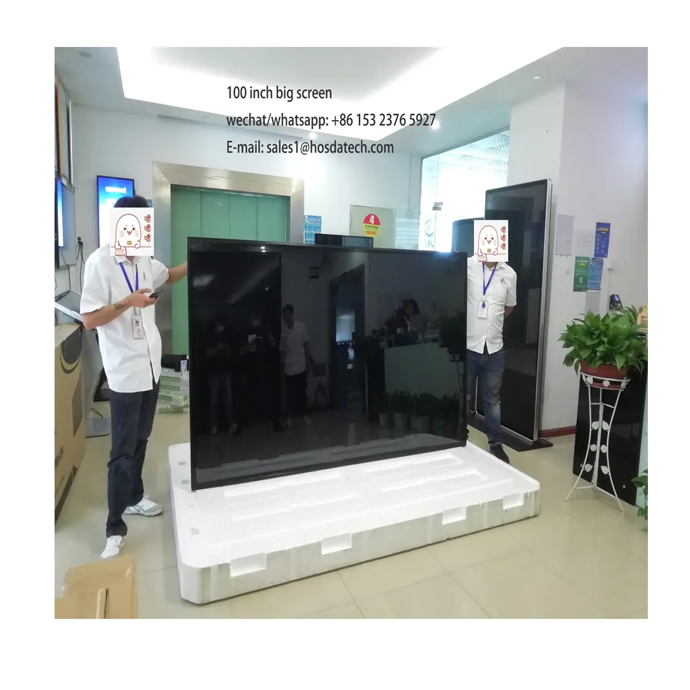 15.6-100 inç çoklu dokunmatik ekran akıllı okul beyaz tahta dijital tabela tv ekran 1080P 4K duvar montaj ticari reklam