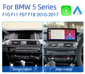 12.3インチBMW 5シリーズF10 F11 2011 2017 CIC NBTシステムHDタッチスクリーンAndroidカー用マルチメディアプレーヤーDSPステレオGPS - Product Image 2