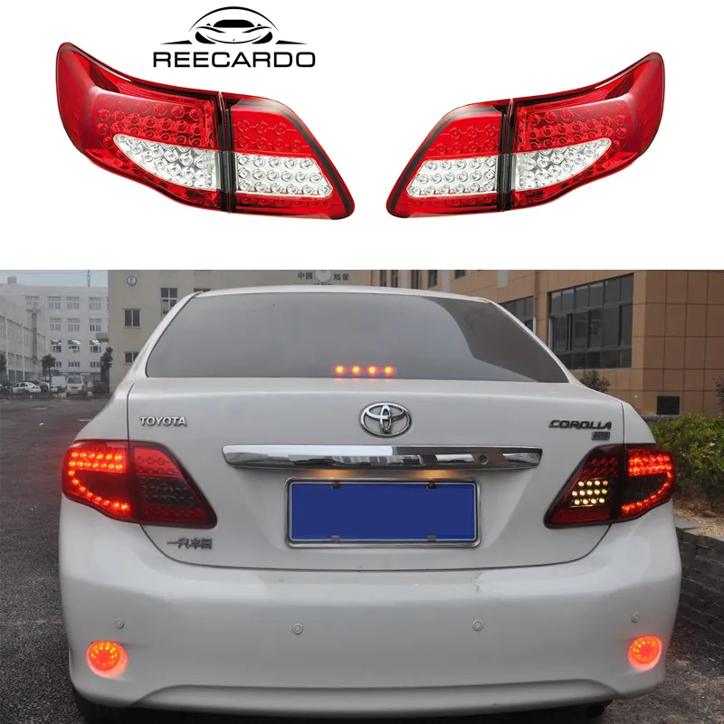 Wholesales Factory LED Taillights Tail Rear Lamp Carlight 2008 2009 2010 2011Tail light For Toyota Corolla Rear Light