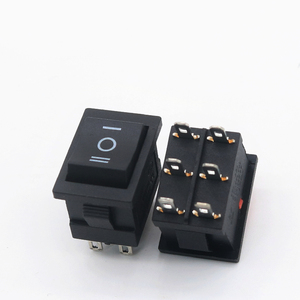 Rocker Arm <strong>Switch</strong> 4 Pin Kcd1 Rocker <strong>Switch</strong> with Two <strong>Switch</strong> - Product Image 6