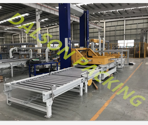 Paletizador de cajas de cartón de capa completa, apilador automático con transportador de paletas, máquina paletizadora de transportadores de paletas - Product Image 2