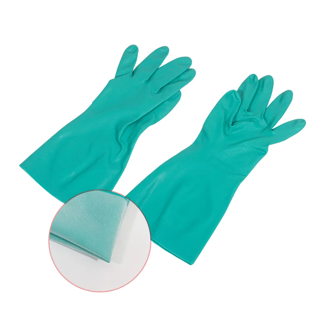 La pulizia della casa guanti in lattice lavastoviglie guanti di gomma da cucina