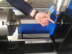 Enrutador Cnc 3D de 4 ejes, máquina con eje giratorio